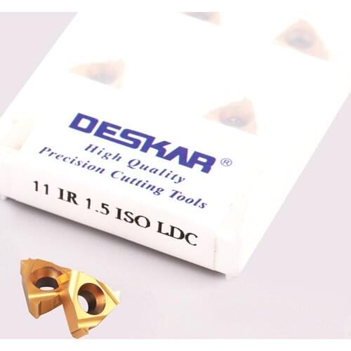 11ER 11IR 1.25ISO 1.5ISO 1.75ISO 2.0ISO 2.5ISO 3.0ISO A60 A55 LDC Carbide Inserts CNC Lathe Cutting Tools Thread Turning inserts