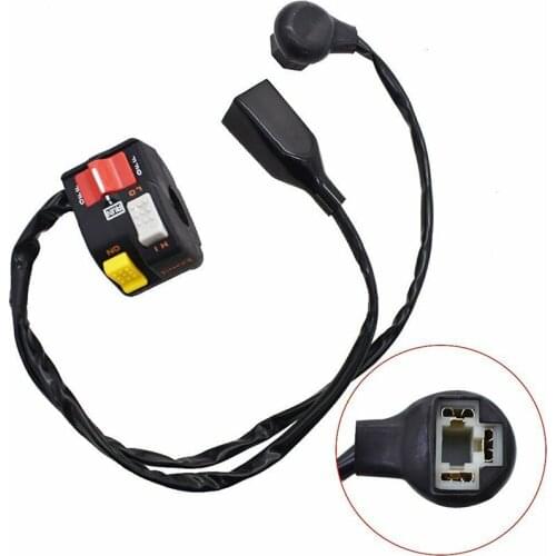L/H Switch Fit Motor Tools for Honda TRX250R Light/Kill/Start ON OFF Switch Motocycle Engine Starter Kill Switch Fit Wire Engine