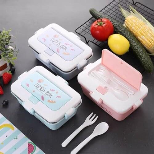 Healthy Material Lunch Box 304 Stainless Steel Fresh Article Bento Boxes Microwave Dinnerware Food Storage Container Lunchbox