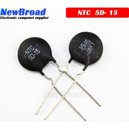 10pcs Thermistor Resistor NTC 5D-15 5D15 Thermal Resistor