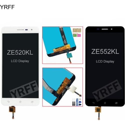 100% test LCD Display For Asus ZenFone 3 ZE552KL ZE520KL LCD Display Touch Screen Digitizer Phone Glass Panel Assembly Parts
