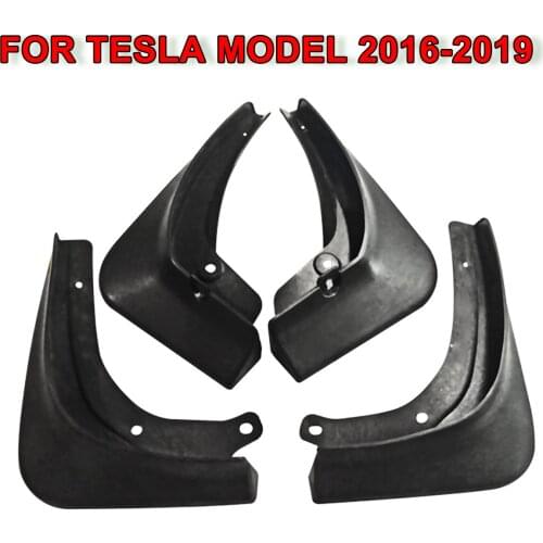4Pcs/Set Car Mud Flaps Front Rear Splash Guards Fender Mudflaps For Tesla Model 3 2016~2019 Mudguard