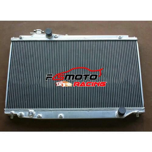 Aluminum Radiator For Toyota Supra MKIV MK4 JZA80 Twin Turbo Hatchback 3.0L 2JZ 2JZGE 2JZ-GTE NA MT 1993-1998 94 95 96 97