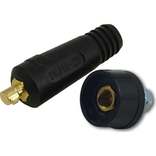 Quick Fitting Cable Connector-Plug + Socket DKJ10-25 & DKZ10-25 Welding Machine Welding Machine Plug Socket
