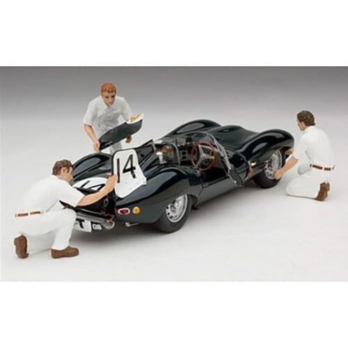 CMC Repairman Doll 1/18 Scale Car Model Scene Simulation Static Mini Resin Dolls Model Collectible Vehicle Accessories Display