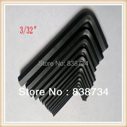 CRV black finishing 3/32" hex allen key (100pcs/lot)