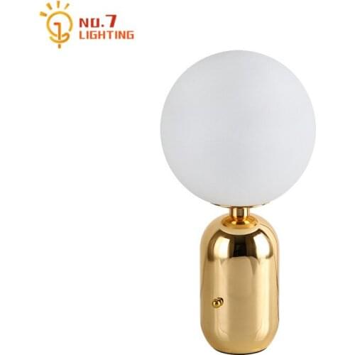 Postmodern Designer Gold Lustre Table Lamp Simple Minimalist Desk Lights for Living Room Decoration Bedroom Bedside Lamp Study