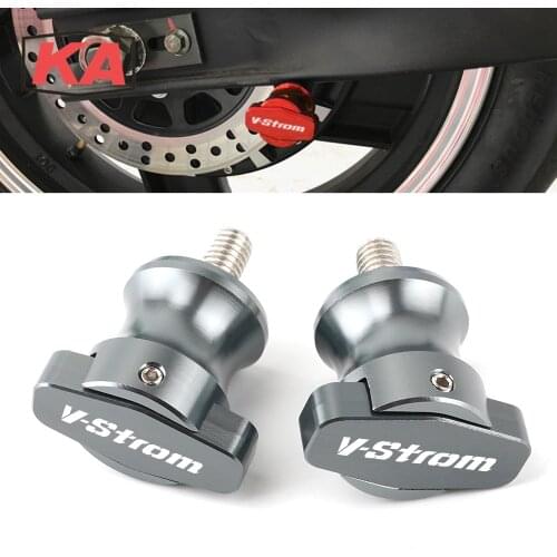 For Suzuki V Strom V-STROM 650/XT DL650 1000 Vstrom650 Vstrom1000 All Year Motorcycle CNC Swingarm Spools Slider Stands Screws