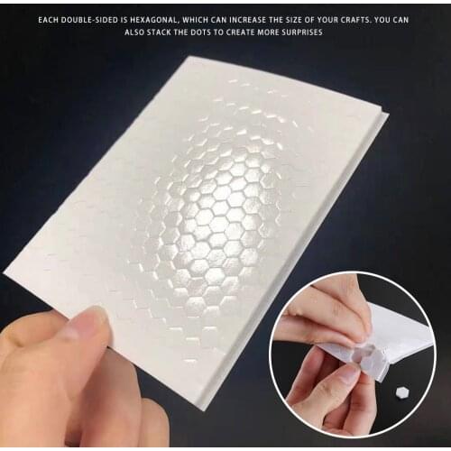 3D Double-sided Adhesive Foam Dots Fastener Tape Strong Glue Sticker Hook And Loop DIY Scrapbooking Craft Project