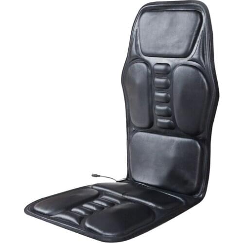 Electric 9 Motor Portable Heating Vibrating Back Massager Chair In Cussion Car Home Office Lumbar Neck Mattress Pain Relief mat