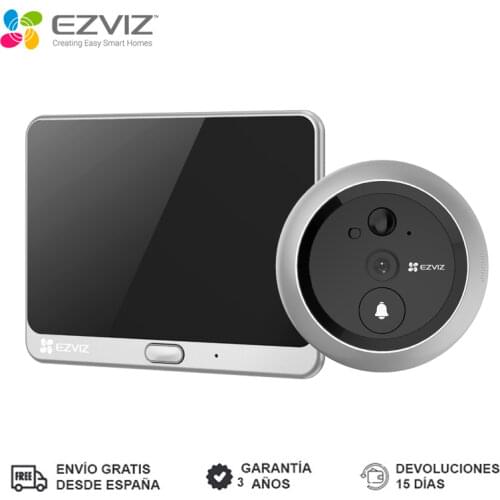 EZVIZ DP1C, wireless smart peephole, for door, 2.4GHz WiFi, motion detection, HD 720p Video, night vision