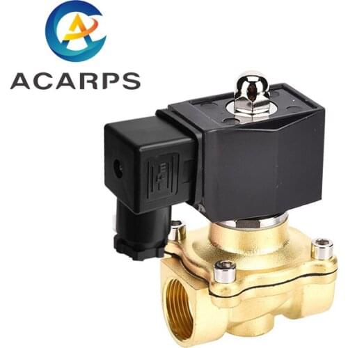 3/4" Brass Solenoid Valve Normally Closed Normally Open IP65 Fully Enclosed Coil 220V Switch Valve Water Valve