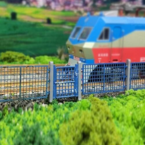 HO Scale Model Railway Guardrail 1:87 Scale Railing Train Model Architectural Scene Sand Table Railway