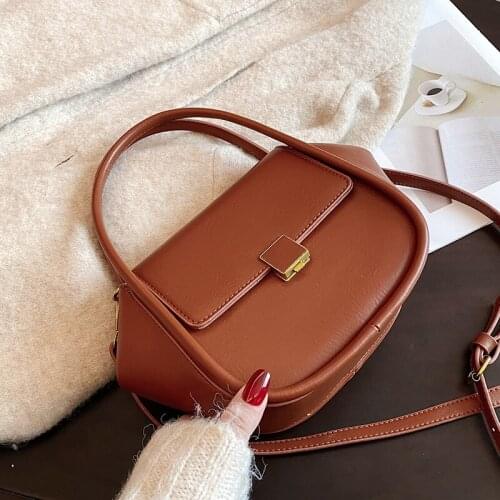 European and American Style Fashion Small Tote Bag Ladies PU Leather Crossbody Bags for Women 2021 Spring Shopping Shoulder Bag