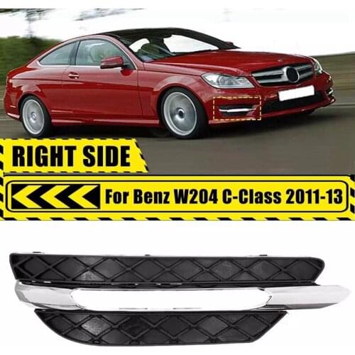 NEW-DRL Right Front Bumper Grill Daytime Running Light Lamp Cover for Mercedes-Benz C-Class W204 2011-2013 2048851453