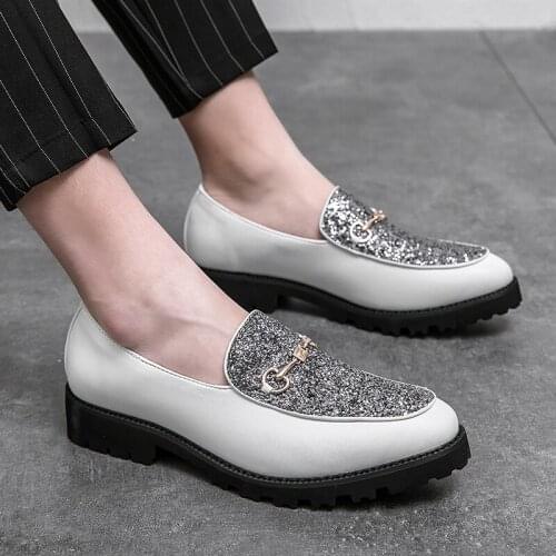 New mazefeng mens formal shoes fashion elegant formal wedding shoes mens casual business office Oxford mens leather shoes CIM