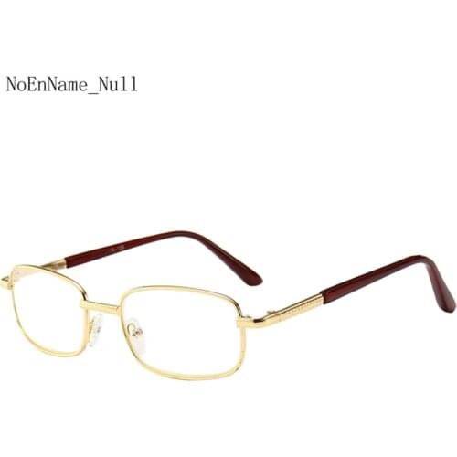 250 Degree Reading Glasses Fashion Full Metal Frame PC Lenses Unisex Eyewear +2.5 Magnifier Presbyopic Glasses