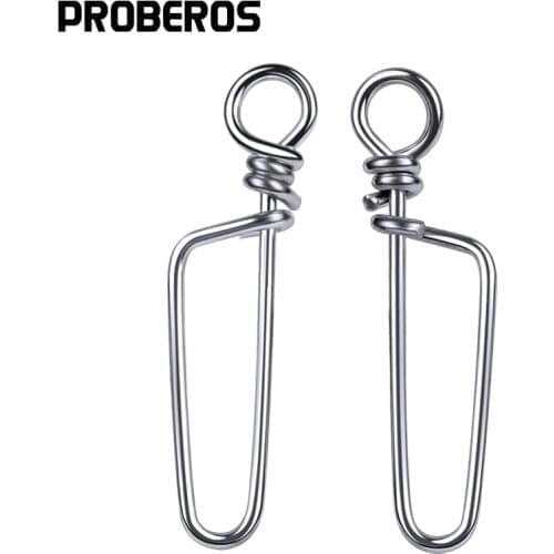 PROBEROS 1000pcs Fishing Split Rings for Crank Hard Bait 304 Stainless Steel 0#-12# Fishing Connector Pesca Accessories Tackle