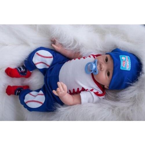 22" 55cm Handmade Lifelike Baby Silicone Vinyl Boy Girl Reborn Toddler Newborn Dolls