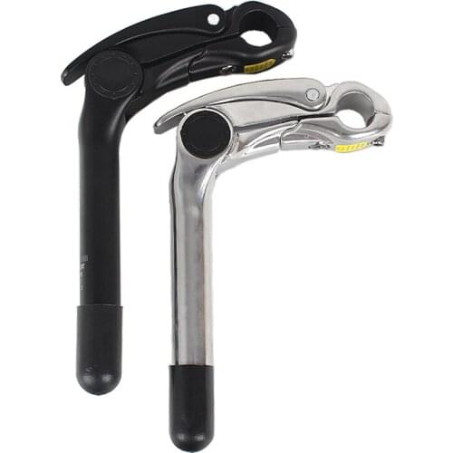 Mountain bike PROMAX 25.4mm adjustable 90 degree aluminum alloy gooseneck heightening handle traveling bicycle accessories