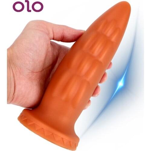 OLO Prostate Massager Adult Product Silicone Anus Expansion Extra Big Anal Plug Anus Dilator Huge Smooth Butt Plug Sex Shop