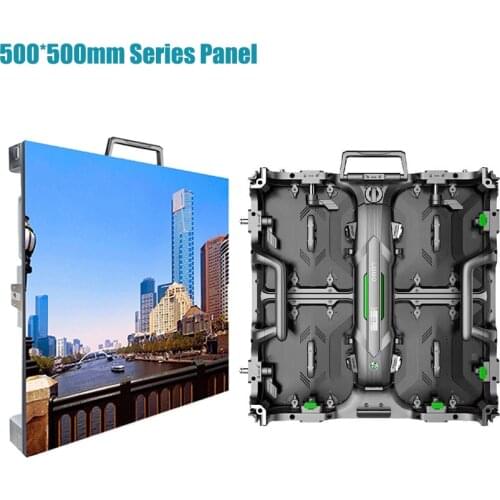 P3.9 Indoor LED Display Big Screen 500X500mm Die Casting Aluminum Cabinet HD High Brightness P2.6/P2.9 Advertising Billboard
