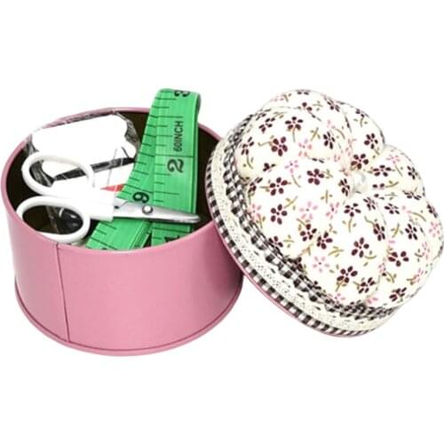 Pumpkin Shape Pincushion / Pin Cushion / Needle Insertion Needlework Sewing Tool