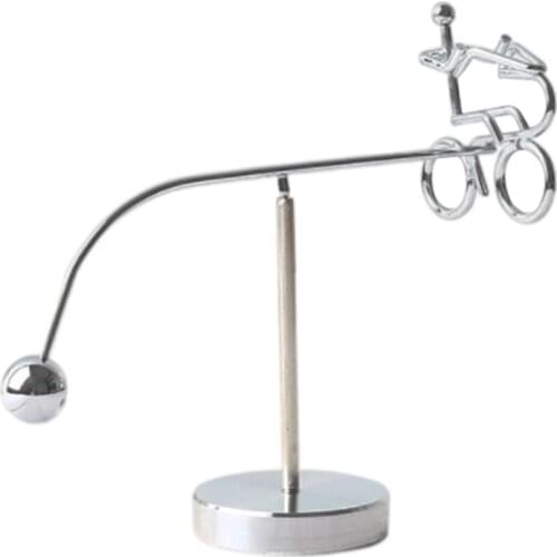 Swing Balance Revolving Bicycle Toy Science Pendulum Toy Desktop Ornament