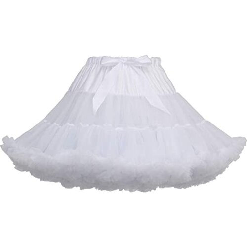 Mini Skirt for Women Tulle Petticoat Elastic Waist Ballet Dance 2021