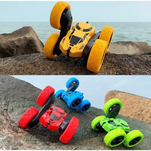 1/18 RC Car 360 Degree Roll Double Sided Stunt Car High Speed Rotating Toy Car Cool Headlight Childrens Toy Car