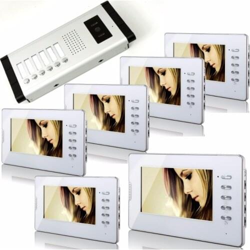 1V6 7 Inch TFT Monitor For Wired Video Door Phone V70D-520
