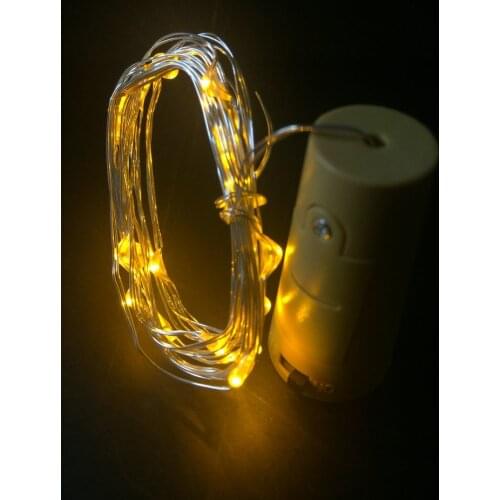 20pcs 2M 20LED micro led Copper String Light Wine Bottle Cork Stopper vine lamp fairy starry Lamp DIY Christmas Wedding bar deco