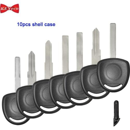 KEYECU 10pcs for Chevrolet Cruze Epica Camaro Impala for Vauxhall Opel Vectra for Buick Key Shell Case HU43/HU46/YM28/HU100