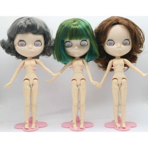 Without eyes chips,without make up,joint body Nude blyth doll for DIY 04253