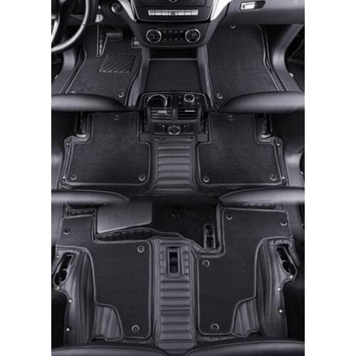 Best quality! Custom special car floor mats for Ford Explorer 6 7 seats 2020 waterproof double layers carpets for Explorer 2020
