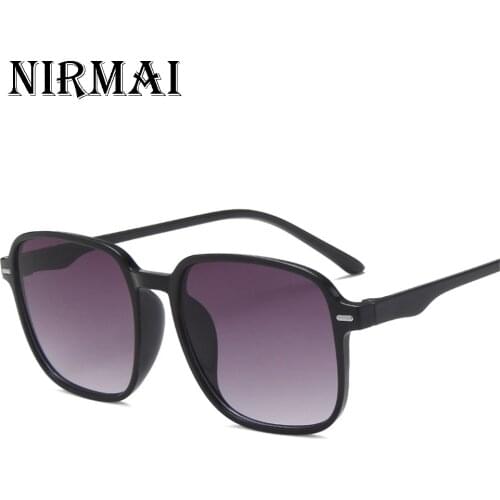 Fashion Oversized Sunglasses 2021 Luxury Brand Vintage Women Polycarbonate Goggle UV400 Eyewear 51mm Plastic Titanium Adult 58mm