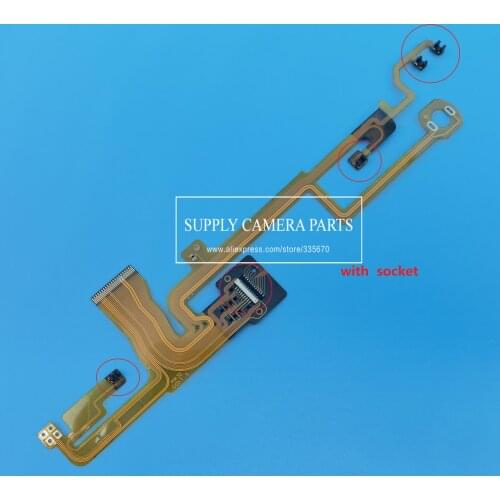 NEW Lens Back Main Flex Cable For Nikon S9700 S9700S S9900 S9900S Digital Camera Repair Part (with Socket)