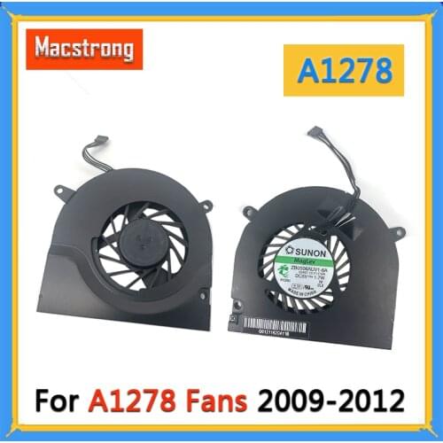 Tested Original A1278 Cooling Fans for Macbook Pro 13" A1278 Fan CPU Unibody 2009 2010 2011 2012
