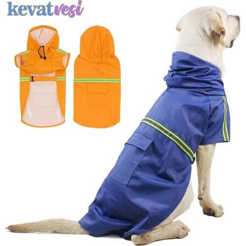 Pet Dog Raincoats Reflective Jacket Raincoat for Small Large Dogs Waterproof Breathable Pet Clothes Rainy Day Outdoor Ropa Perro