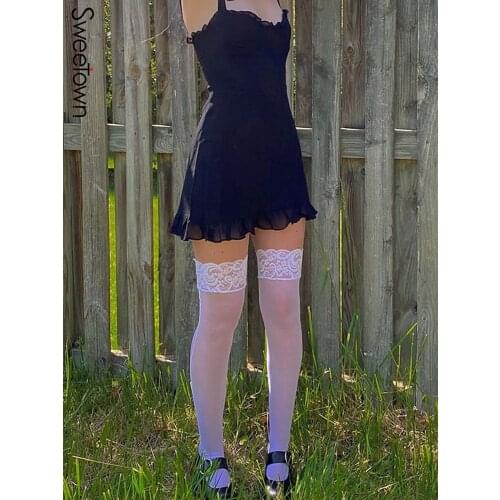 Sweetown Summer Chiffon Dresses