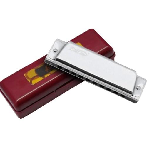 T10Easttop Harmonica 10 Hole harpa gaita de boca Diatonic Blues Harp Diatone Harmonica Mouth Ogan instrumentos musicais armónica