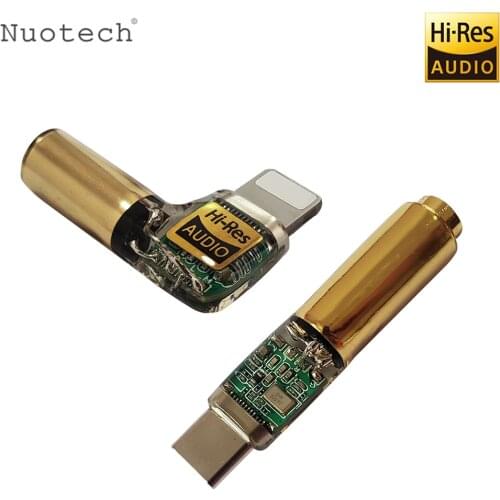 Nuotech Pure Hand Made Headphone Amplifier Sound DAC Transparent Resin Balanced Headset Audio Decoder Adapter
