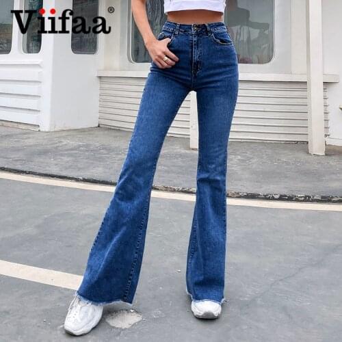 Женские джинсы клеш Viifaa China At AliExpress