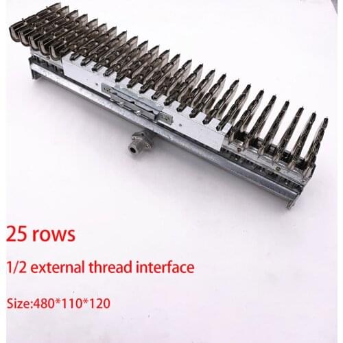 1pc bbq burner for noodle cooker barrel steamed bag furnace steamed rice cart machine oven gas fire pit burner 18/20/25 rows