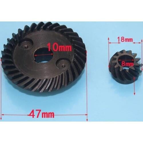 100 Angle Grinder Metal Bevel Spiral Gear Set for 9523 Angle Sander Grinder