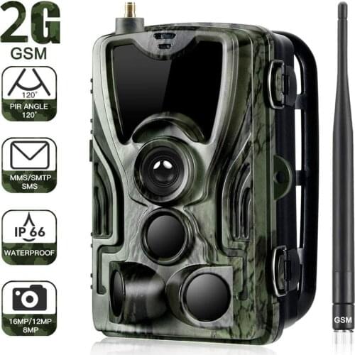 2G MMS SMS SMTP Trail Wildlife Camera 20MP 1080P Night Vision Hunting Cameras HC801M Wireless Photo Trap Outdoor Monitor