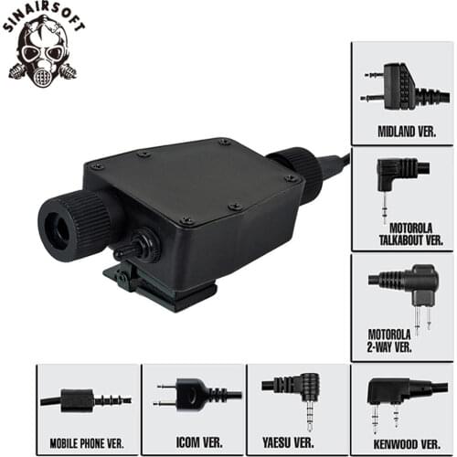 Z-TAC Element Tactical Z116 headset PTT Military Standard Version Airsoft Hunting accessories