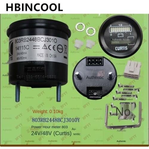 For Forklift truck Accessories Chronograph Electricity Hour Meter 803RB2448BCJ3010 24V/48V high quality forklift accessories