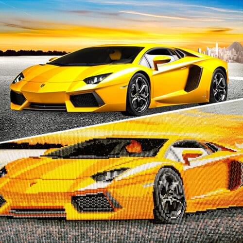 5D Diy Diamond Painting Cool Sports Car Series Full Square/Round Diamond Embroidery Home Decor Childrens Room Boy Favorite