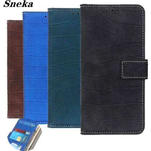 Case for Galaxy S21 Plus S20 FE A72 A52 5G A02S A32 A12 A42 A51 A71 A21S Leather Flip Wallet Crocodile Pattern Phone Cover